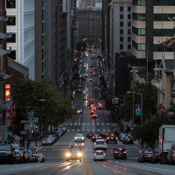Sunset outdoors in Switzerland